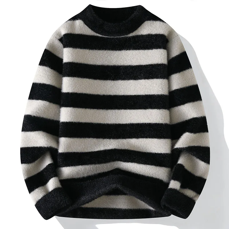 

Sweaters men 2025 Winter Letter pattern thick sweater men Student youth sweaters autumn Men's wool pullovers full