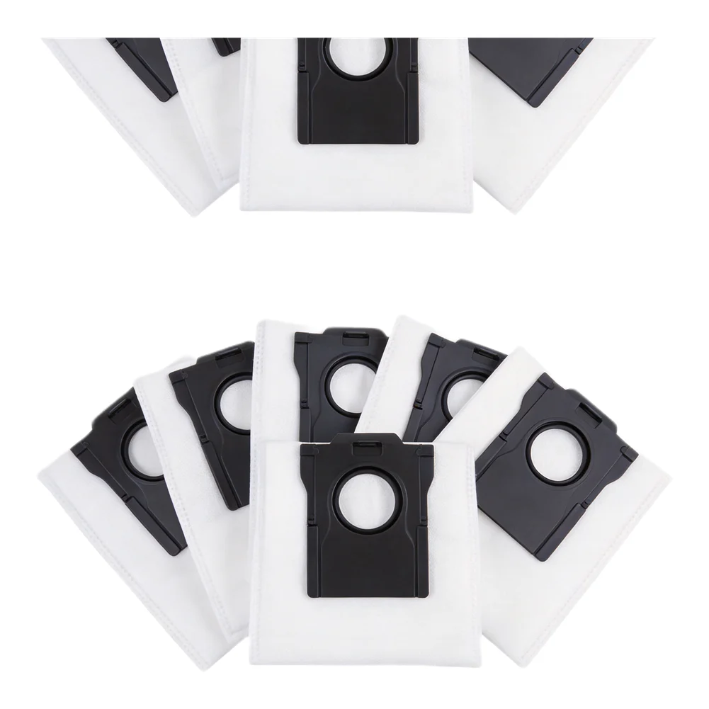 9 Pieces Vacuum Cleaner Bags for Dreame Aqua10 Ultra Roller Robot Vacuum Cleaner with Secure Dust Containment Design