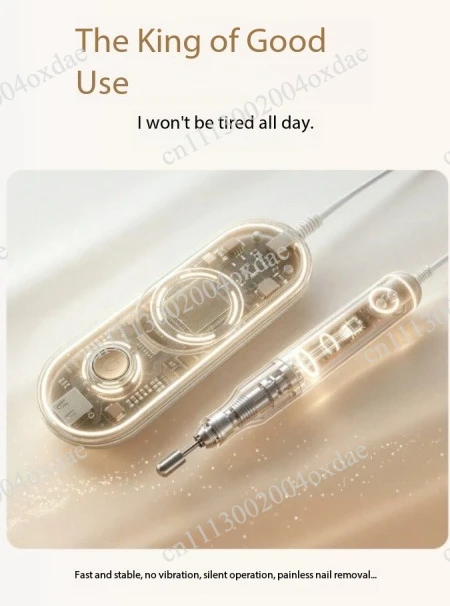 AI Grinder Pro Portable Edition 40,000 RPM Nail Grinder Professional Nail Art Remover Tool Does Not Shake Hands