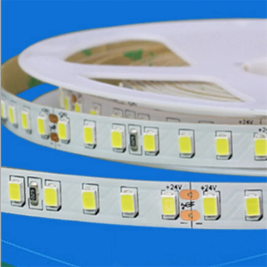 Free Shipping Hot Selling DC24V SMD2835 120led 4000-4500k natural white  IP20 non waterproof high brightness  LED strip light