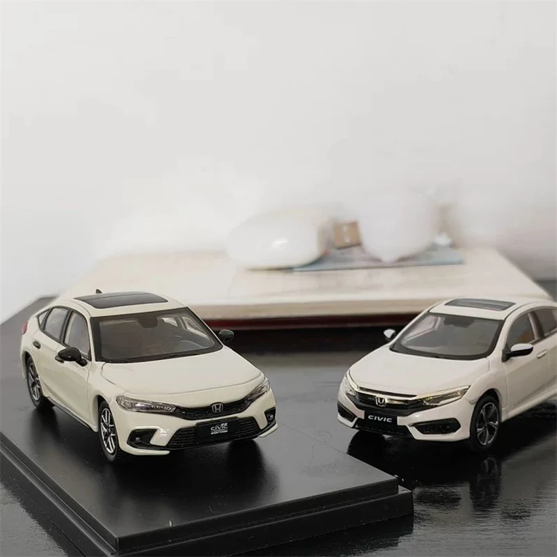 1/43 HONDA Civic Alloy Car Model Diecasts Metal Vehicles Car Model High Simulation Miniature Scale Collection Childrens Toy Gift