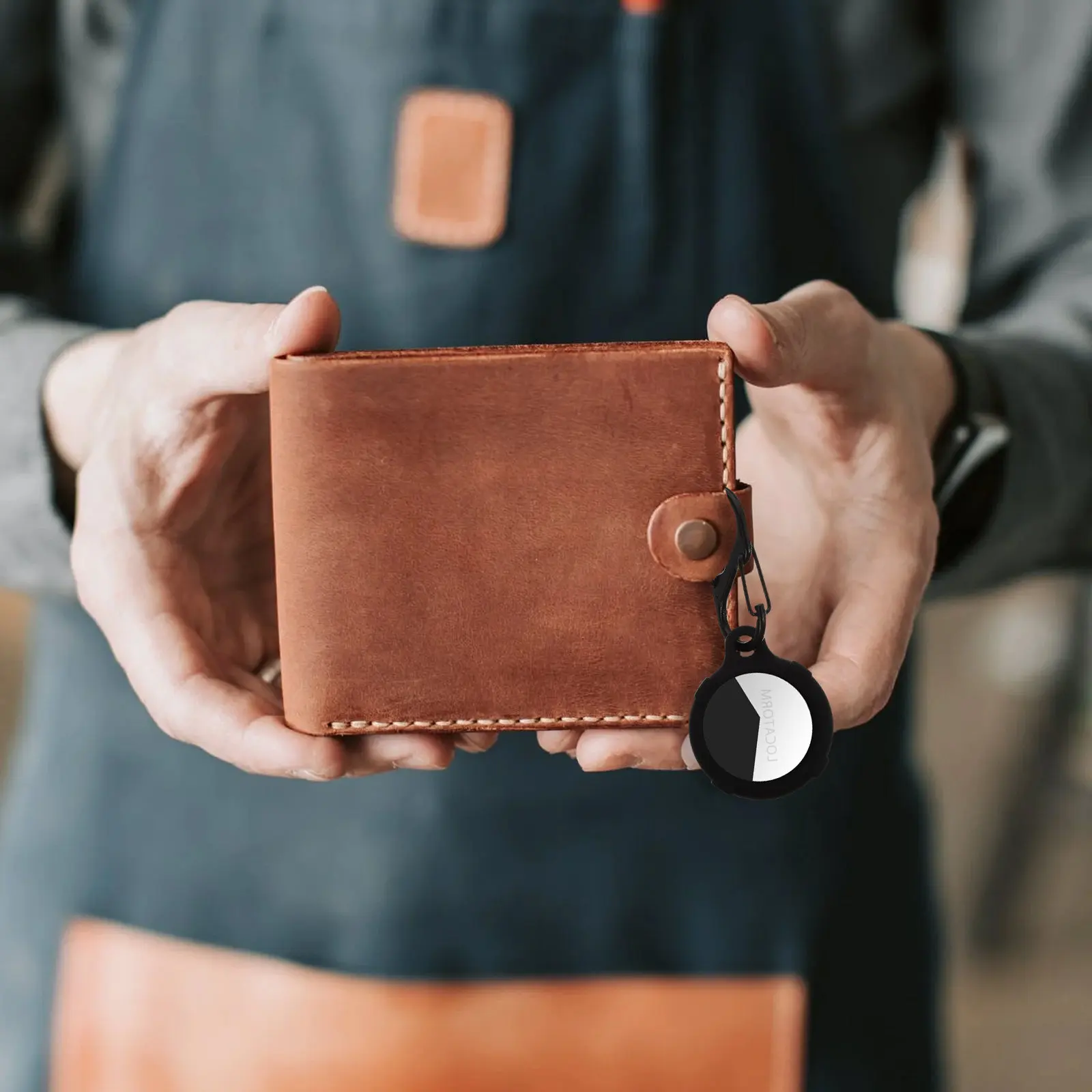 

4Pcs Protective Case Silicone Zinc Alloy Lightweight Shockproof Portable Tracer Cover Anti-Scratch Sleeve for GPS