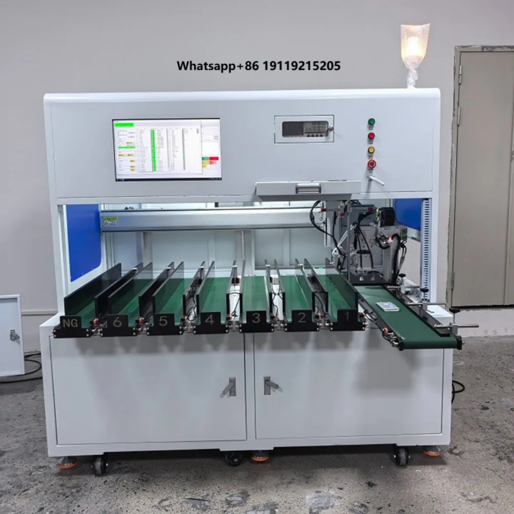 7 Channel Automatic Pouch Cell Sorting Machine Sorter Equipment for Polymer Lithium Battery Pack Assembly