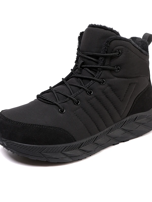 

Уличные зимние ботинки большого размера с широким носком Thi Bot High Elastic Fce Warm Wide Last Fat Foot Hiking Mountain Climbing Cott...