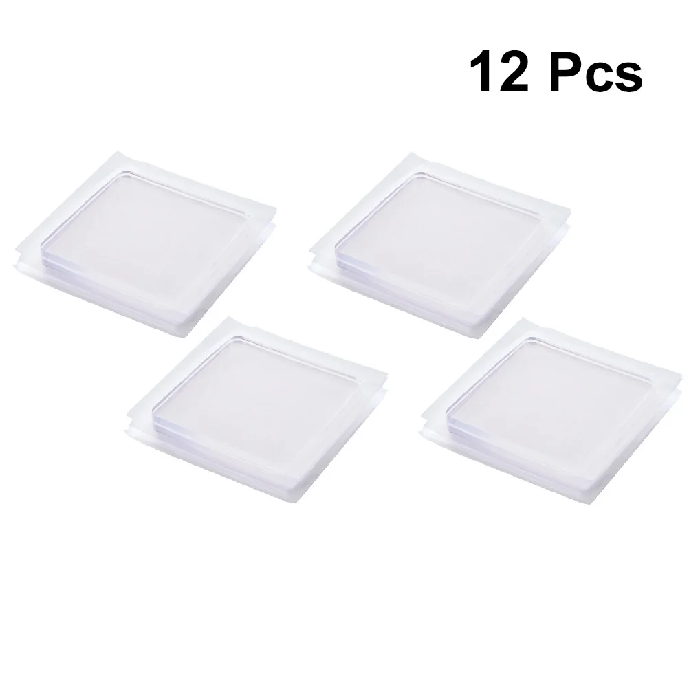 12pcs Transparent Non-slip Mat Self Adhesive Furniture Shockproof Table Chair Feet Pads furniture pads