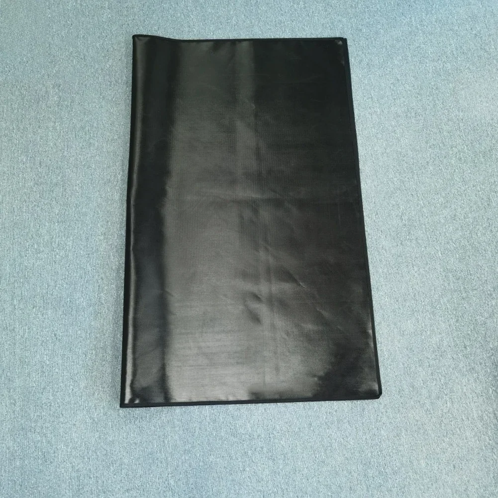 3-Layer Silicone Heat Barrier Mat Floor Pad Coated Fiberglass Cloth Uncoated Fiberglass Cloth Grill Mat 11/24/30/36/48 Inch