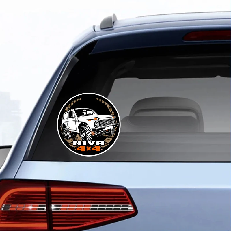 V1160# 13 CM/30 CM Self-adhesive Decal Нива 4х4 Car Sticker Waterproof Auto Decors on Bumper Rear Window Laptop