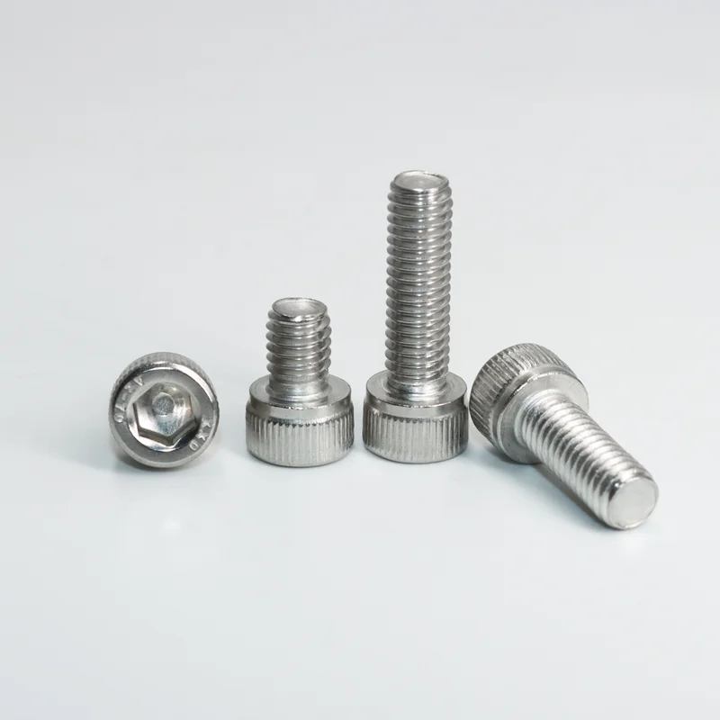 100/lot M2 M3 M4 M5 M6 304 Stainless Steel Hexagon Bolt Hex Socket Cap Allen Head Screw Anti-Rust Durable for Computer Game Car