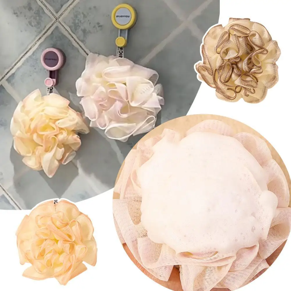 

2-в-1 для мыла, мягкая отшелушивающая сетка, губка для душа, уход за кожей, инструмент для купания, шарик для ванны, полотенце, люфа с застежкой на шнурке