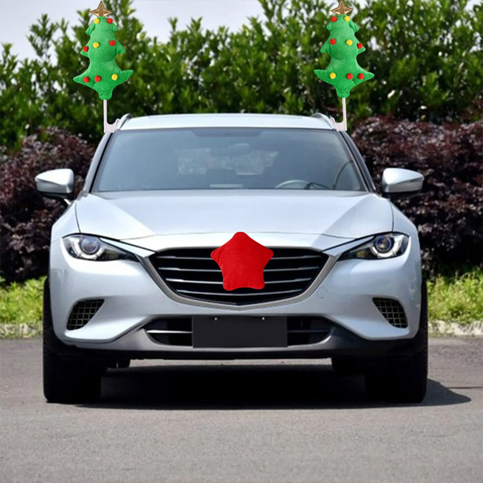 

3 Pcs Ornament Car Exterior Decor for Christmas Ornaments Decorations Accessory
