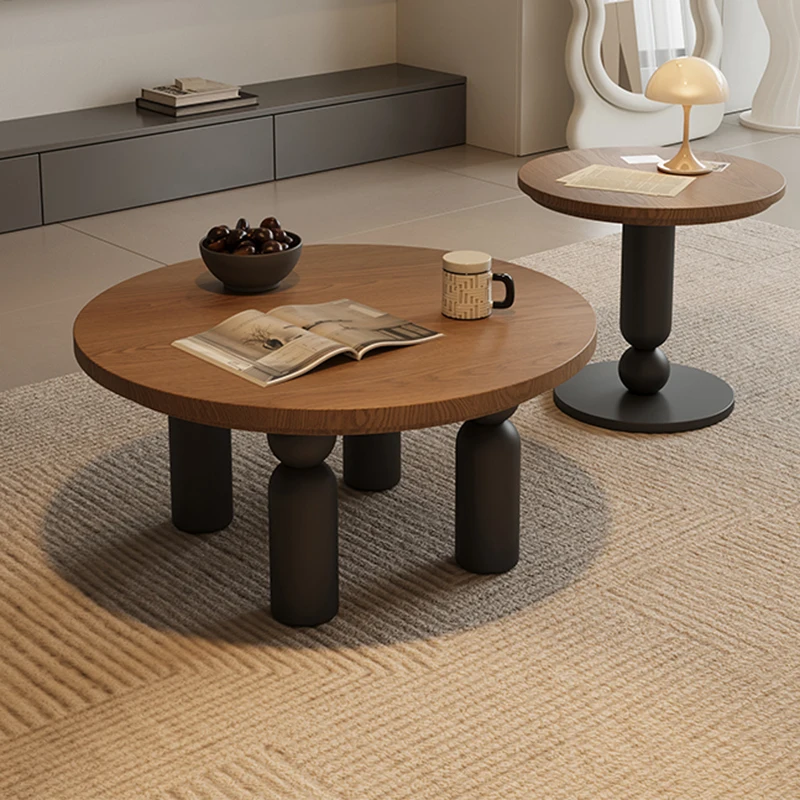 

Round Minimalist Coffee Table Modern Decoration Unique Aesthetic Coffee Table Italian Nordic Mesa Auxiliar Postmodern Furniture