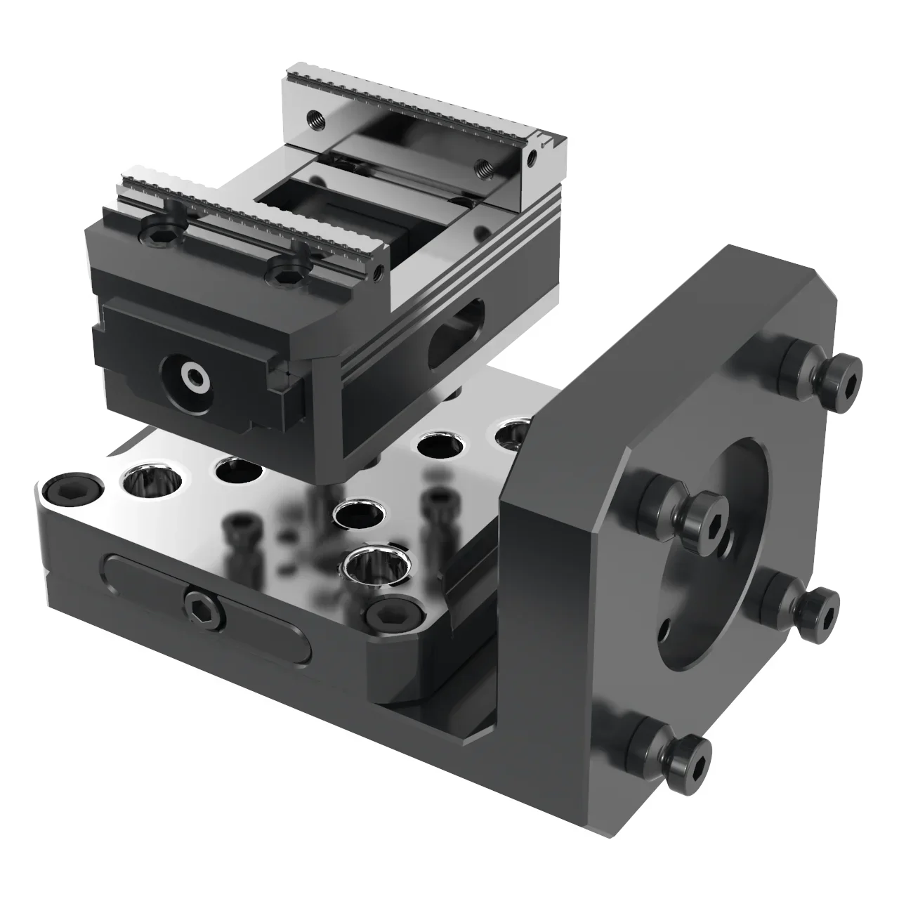 ระบบยึดจับแบบเปลี่ยนเร็ว 4 แกน รุ่น WARWICK KSG-Pro 96+52 มม. ระยะห่างรู 4 แกน สำหรับเครื่องจักรซีเอ็นซี ปี 2025