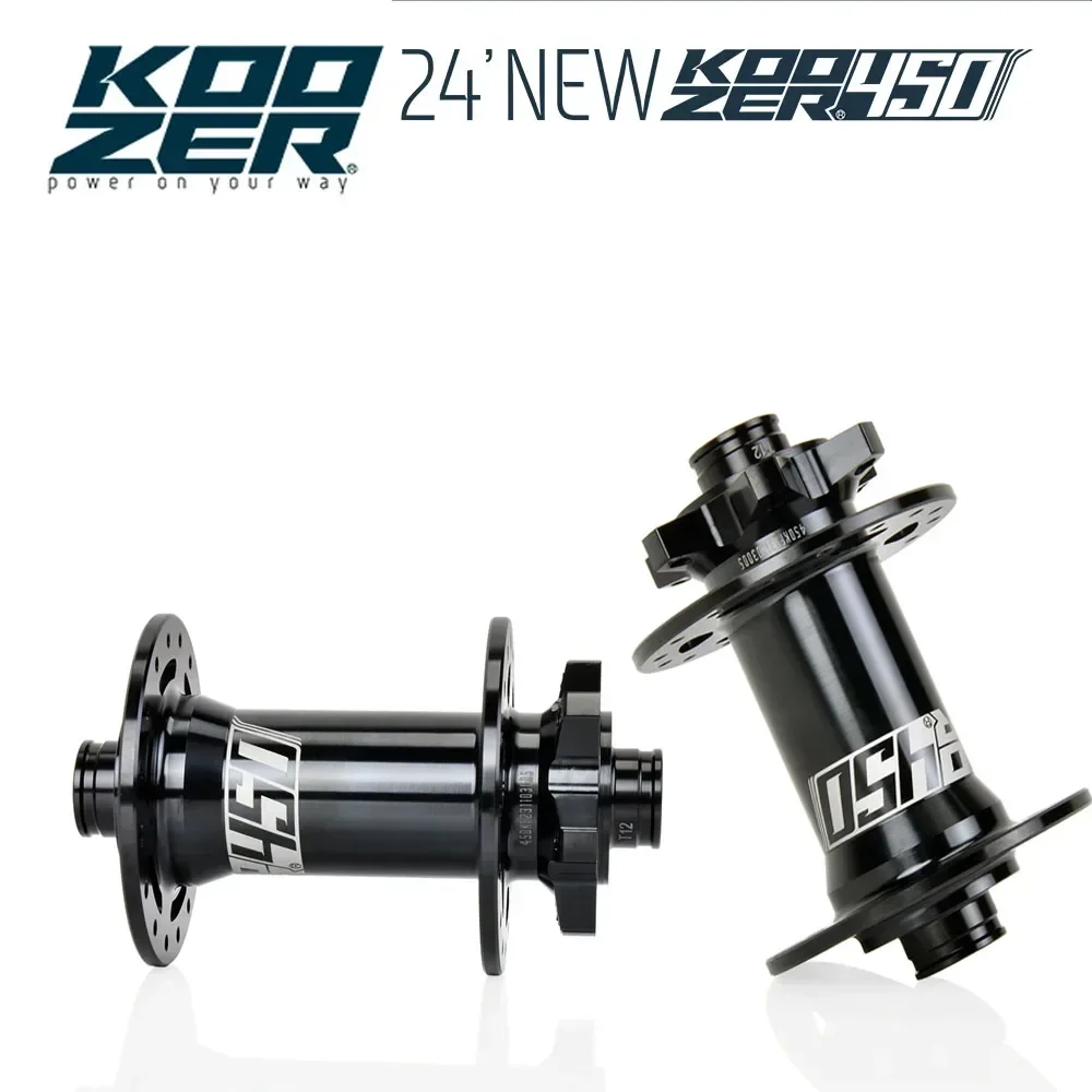 Koozer 450 Front Road Gravel Bicycle Hubs CX 5x100mm QR 9x100mm TA 12x100 THRU 28H 32H Holes 6 Bolts Road Disc Brake