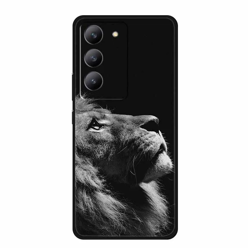 For OPPO A5 5G Gobal Case A 5 2025 Phone Cover Wolf Black Silicone Soft Back Cover Case For OPPO A5 4G 5G A5m A5i Pro Case Coque