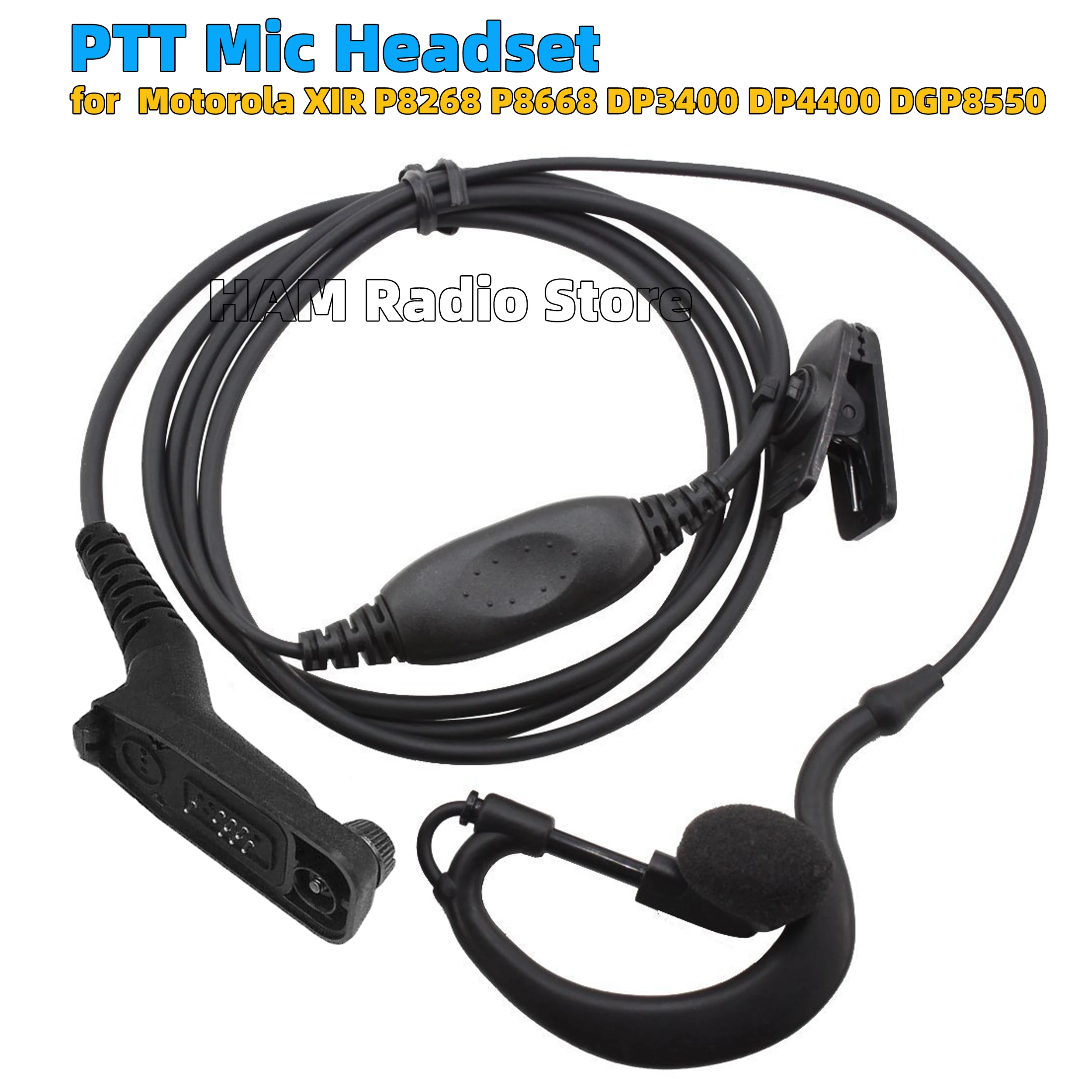 

Рация, подвесной наушник с микрофоном, гарнитура для Motorola XIR P8268 P8668 DP3400 DP3600 P4400 DP4600 DP4601 DP4801, переносное радио