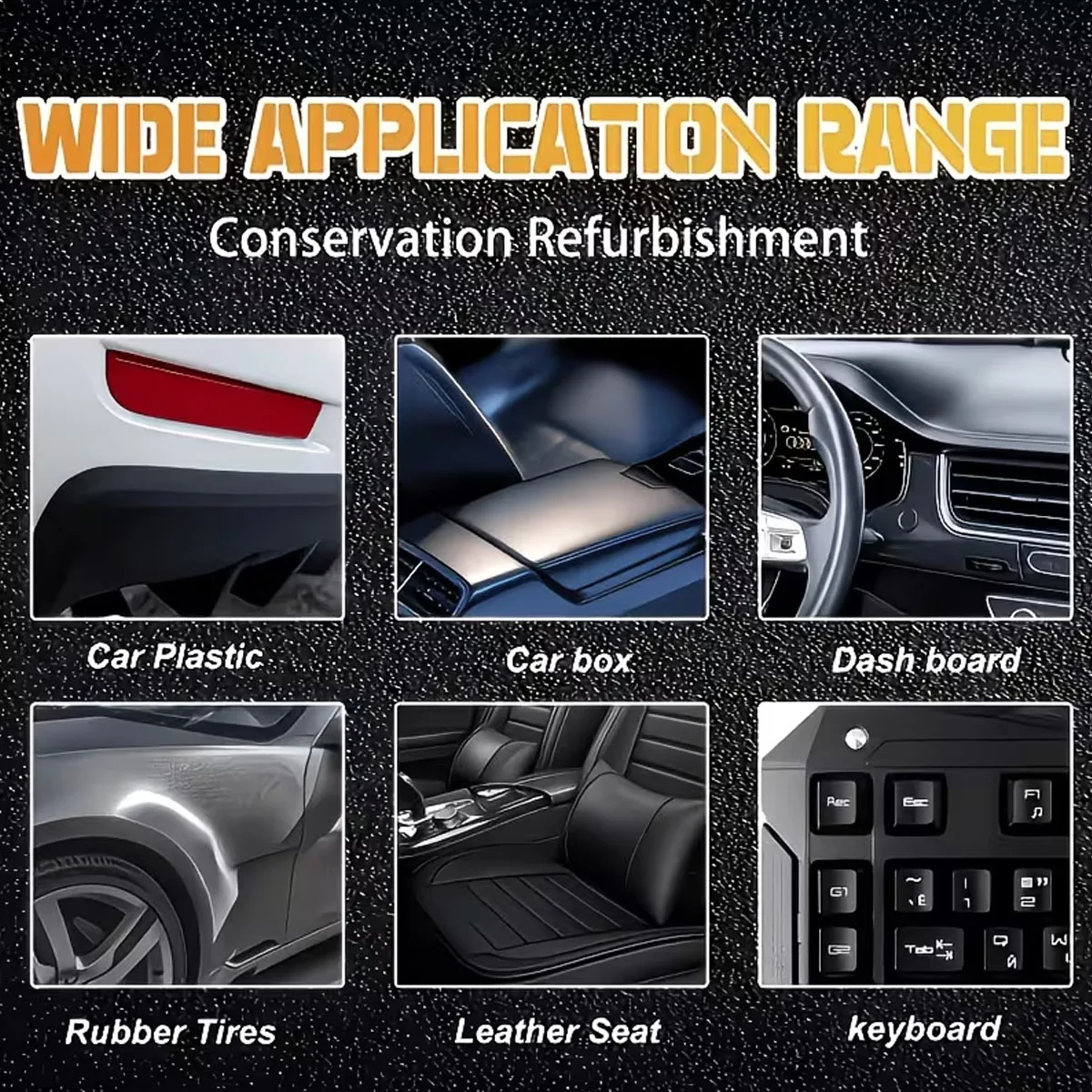 A Gloss Enhancer for Treating the Surfaces of Leather, Plastic and Rubber, Providing Long-Lasting Gloss for Vehicle Decorations