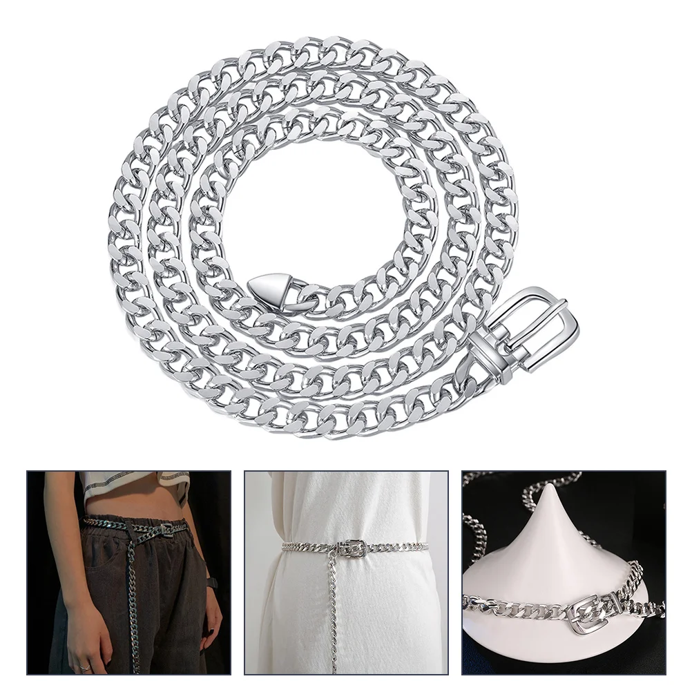 

Metal Jewelry Waist Chain for Women Shining Metal Fashion Clothing Accessory Waist Belt Reusable Punk Clothing Accessories