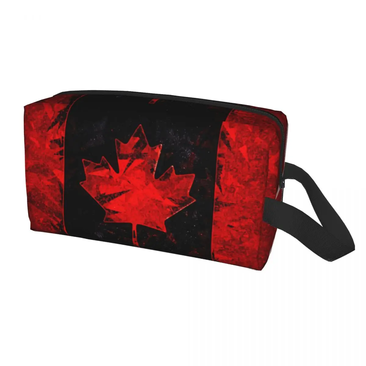 Canada Flag Cosmetic Bag Women Cute Large Capacity canadese Patriotic Makeup Case Beauty Storage borse da toilette