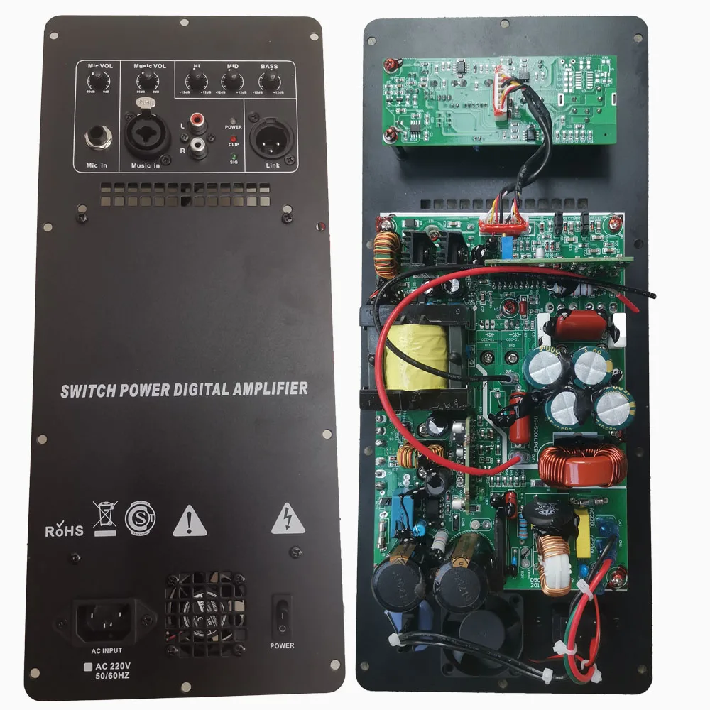 

110V/220V Class D 500W Digital Heavy Power Amplifier Hifi Audio Module Active Full Range Amp Board