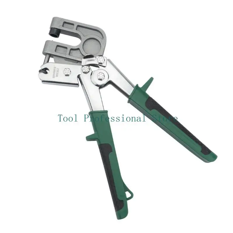 57QF Metal Studs Crimper Lock Framing Fastening Crimping Single Hand Tool Lock Crimper for Plaster Keel Board