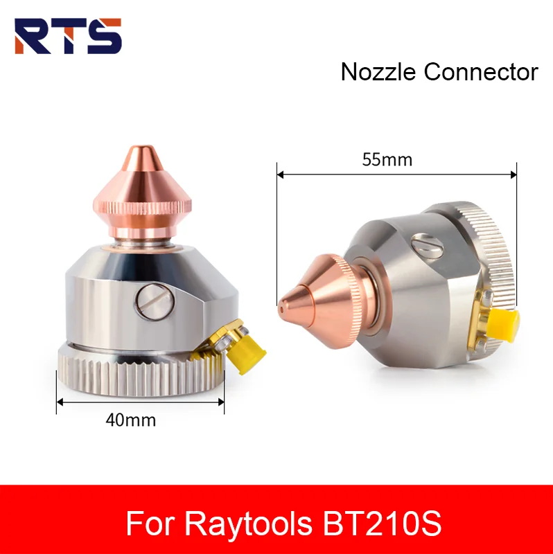 RTS Raytools BT210s Nozzle Connector TRA Fiber Metal Cutting Machine Part For Raytools BT210 Laser Head