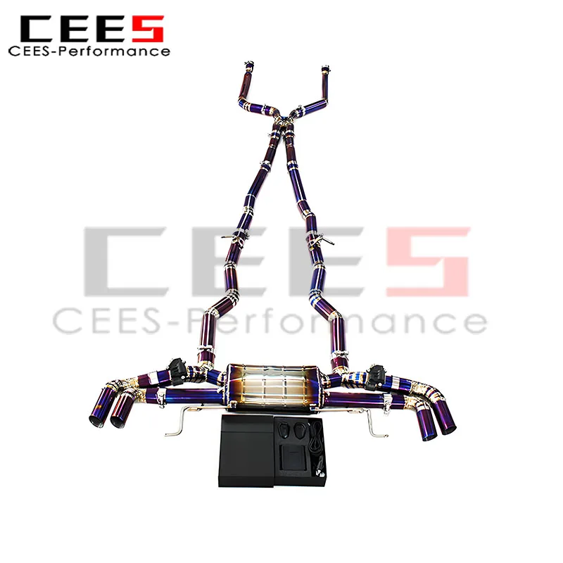 

CEES Valvetronic Catback для BMW 750/750i 4.4T 2016-2019, высокопроизводительный глушитель, выхлопная труба Street Racing X, выхлопная труба