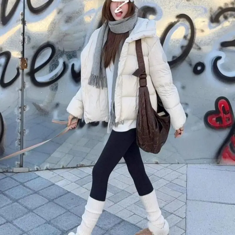 Veste d'hiver rembourrée en coton pour femme, Robe à pain épaisse, Version coréenne, doudoune en duvet de coton pour femme