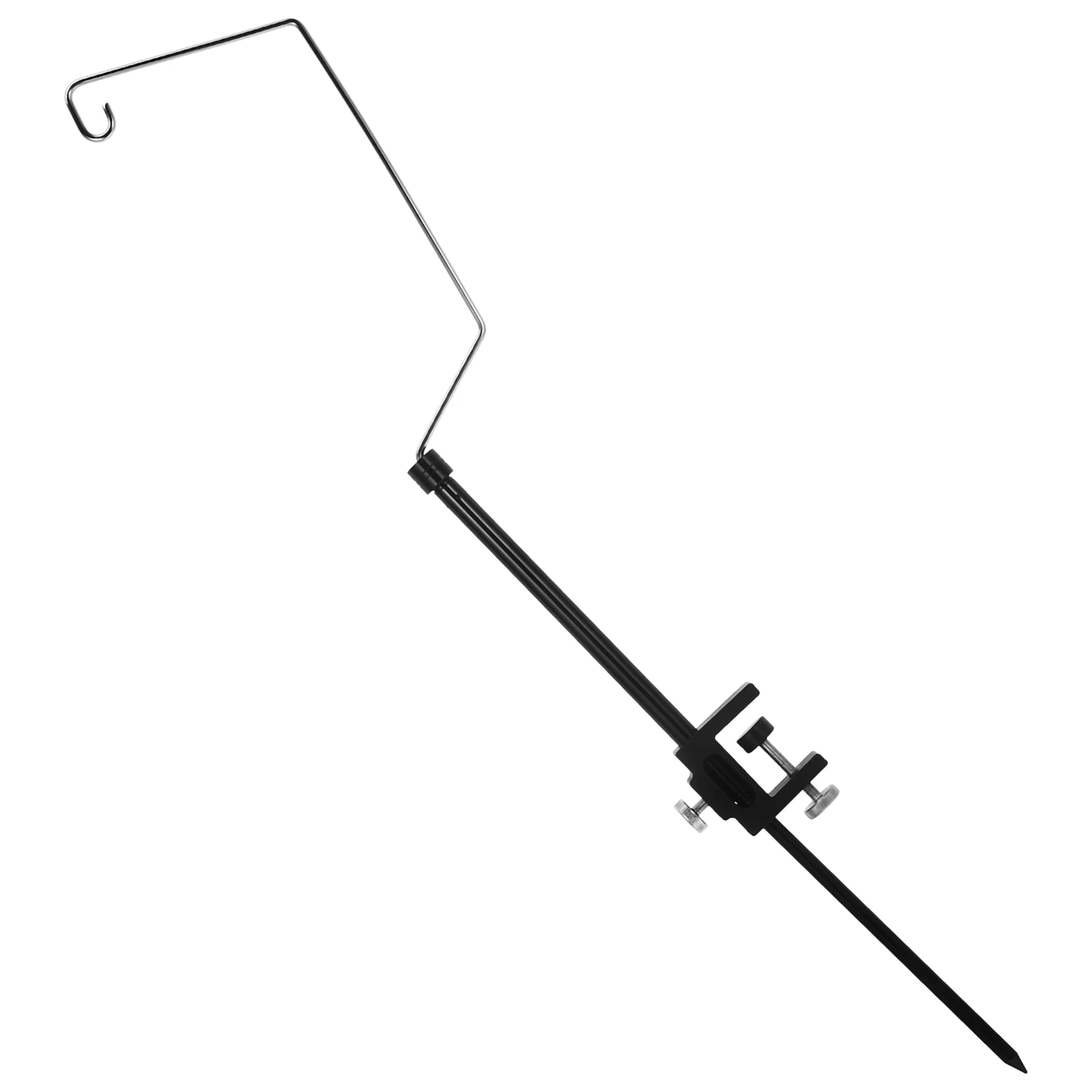 

Double Hook Camping Stand Holders Portable Outdoor Lamp Rack for Lantern Hiking Picnic Adjustable Light Pole Sturdy for Camping