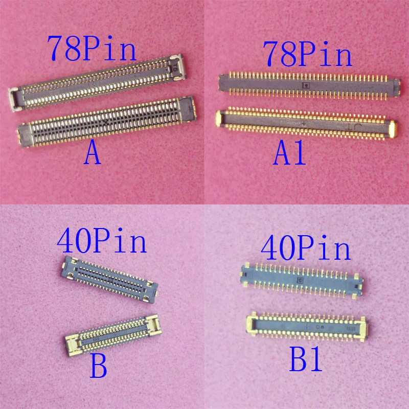 2-50Pcs Lcd Display Plug Usb Charging FPC Connector For Samsung Galaxy G781 M51 M31S Note 10 Lite S20FE M62 F62 M515 40 78 Pin
