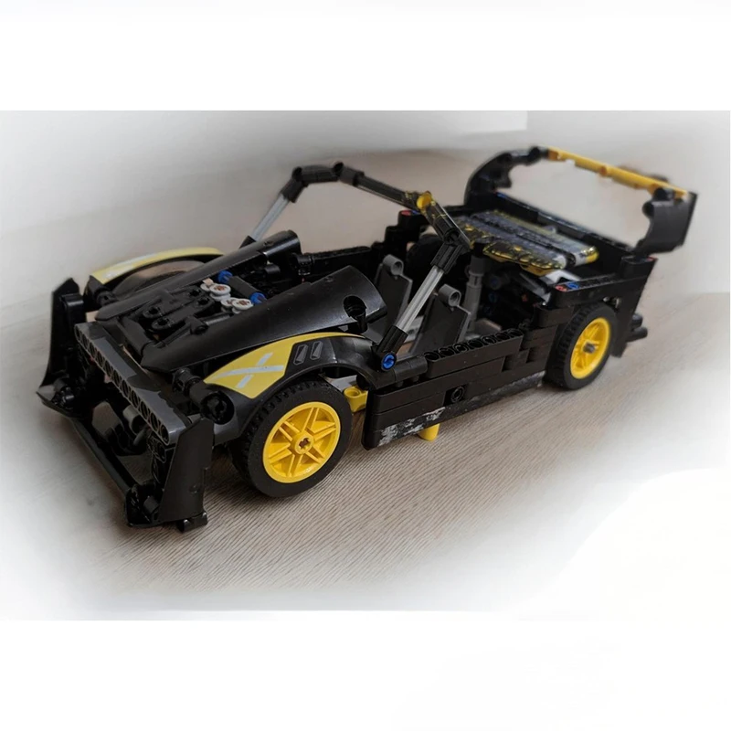 ตัวต่อ MOC รถโฟล์คสวาเกน กอล์ฟ จีทีไอ คาบริโอ สีน้ำเงิน Agile รุ่นเทคนิค 395 ชิ้น ของเล่นตัวต่อประกอบเอง ของขวัญคริสต์มาส ไอเดีย DIY เสริมสร้างการเรียนรู้