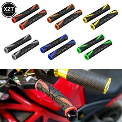 Motorcycle Rubber Soft Handle Bar, Bike Handlebar Cover, Anti-Slip Brake Lever Grips, Protector, 2pcs