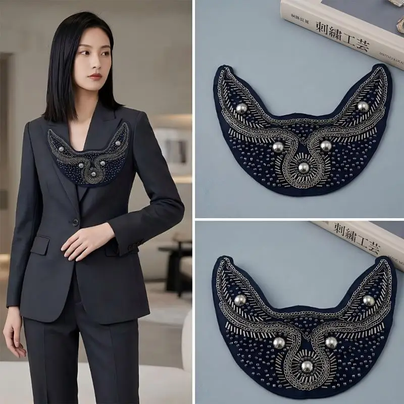 Black Owl Embroidery Patches For Jeans Jackets And Bags Lightweight Design Outsider Fashion Accessories Y166