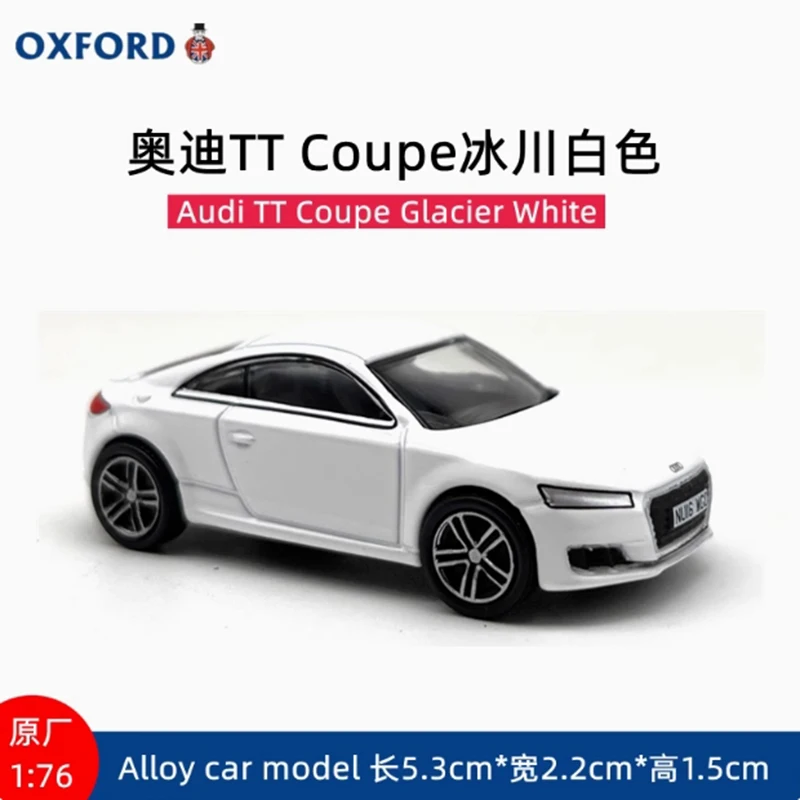 OXFORD TT Coupe Sportwagen im Maßstab 1:76, Legierung, Simulationsautomodell, statische Sammlung, dekoriertes Urlaubsspielzeug, Souvenir, Geschenk