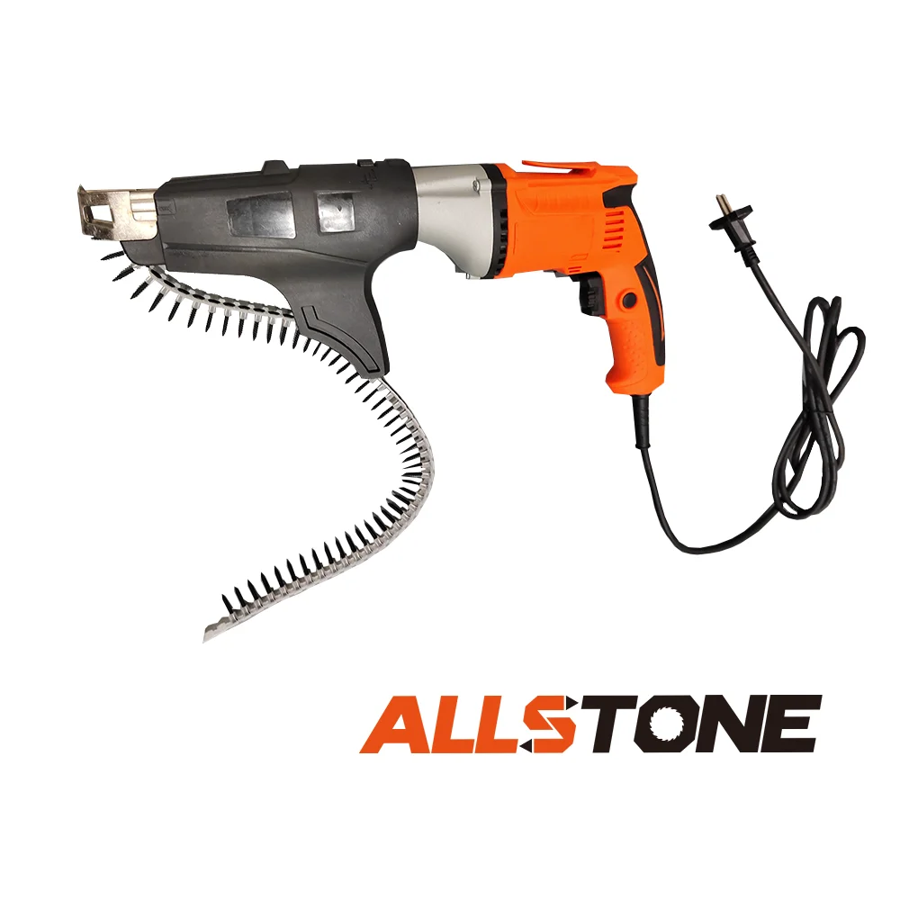 China manufacturer factory price ALLSTONE Heavy dut y 550W corded auto feed Drywall screwdrivers