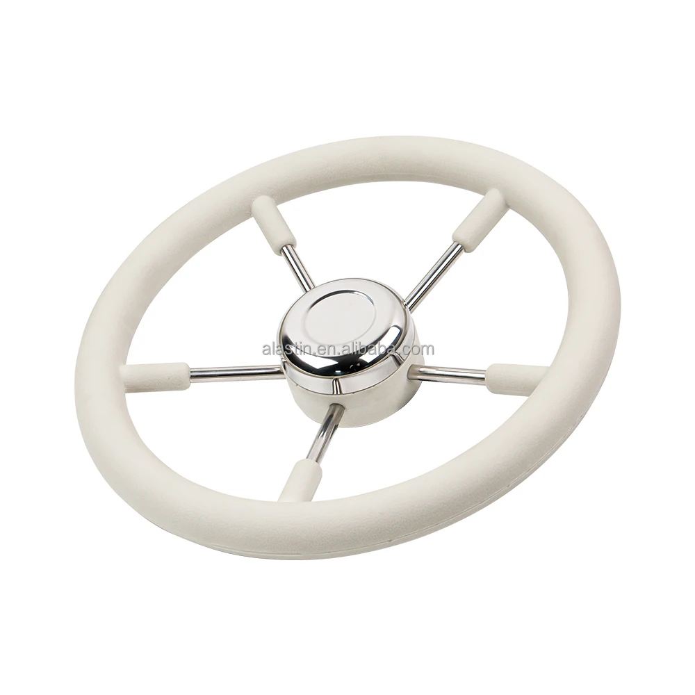 

STTL New Arrivals Hot Sale 316 Stainless Steel Yacht Accessories Foam Marine Boat Steering Wheel