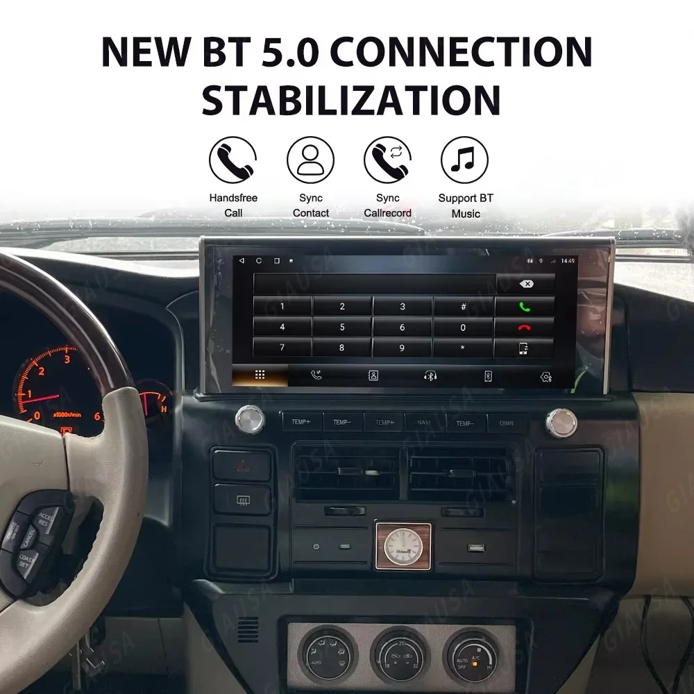 لنيسان باترول Y61 2006 ~ 2021 2022 لكزس LX570 راديو السيارة أندرويد 13 الوسائط المتعددة AI صوت ستيريو لتحديد المواقع والملاحة رئيس وحدة #3