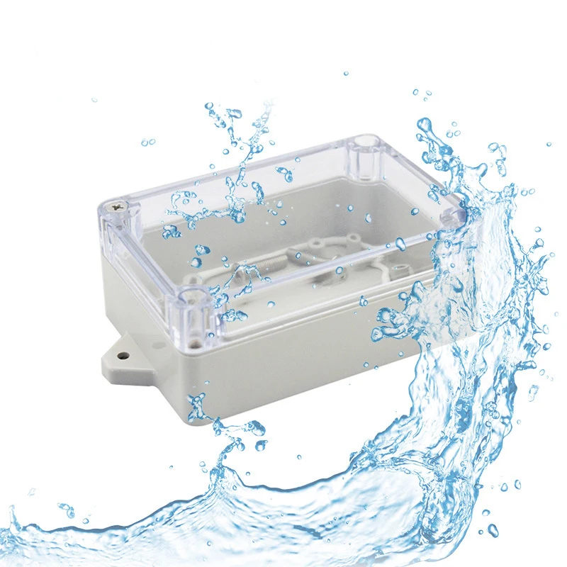 IP65 Plastic Transparent Box Waterproof ABS Visible Wire Junction Box Enclosures For Electronics Outdoor Instrument Project Box