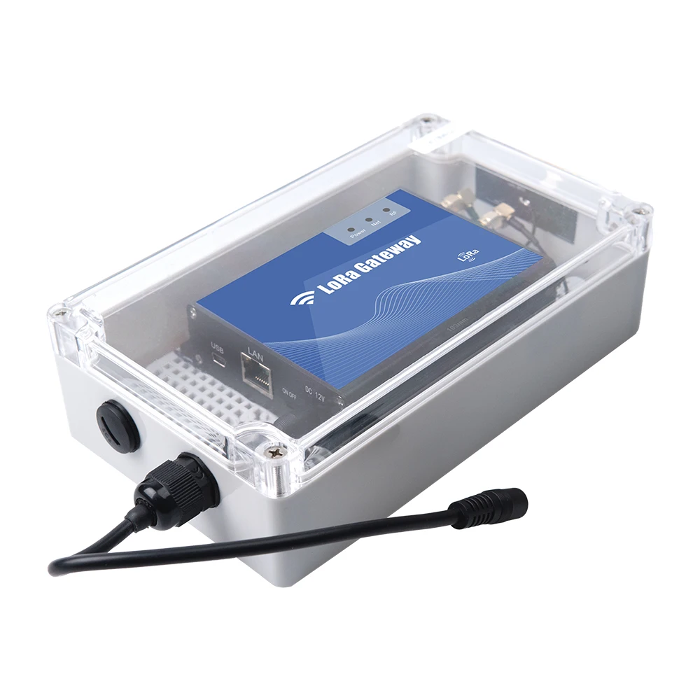 IP67 LoRa Module Upgraded Waterproof WiFi Lora Gateway Kit for Temperature Humidity Monitoring