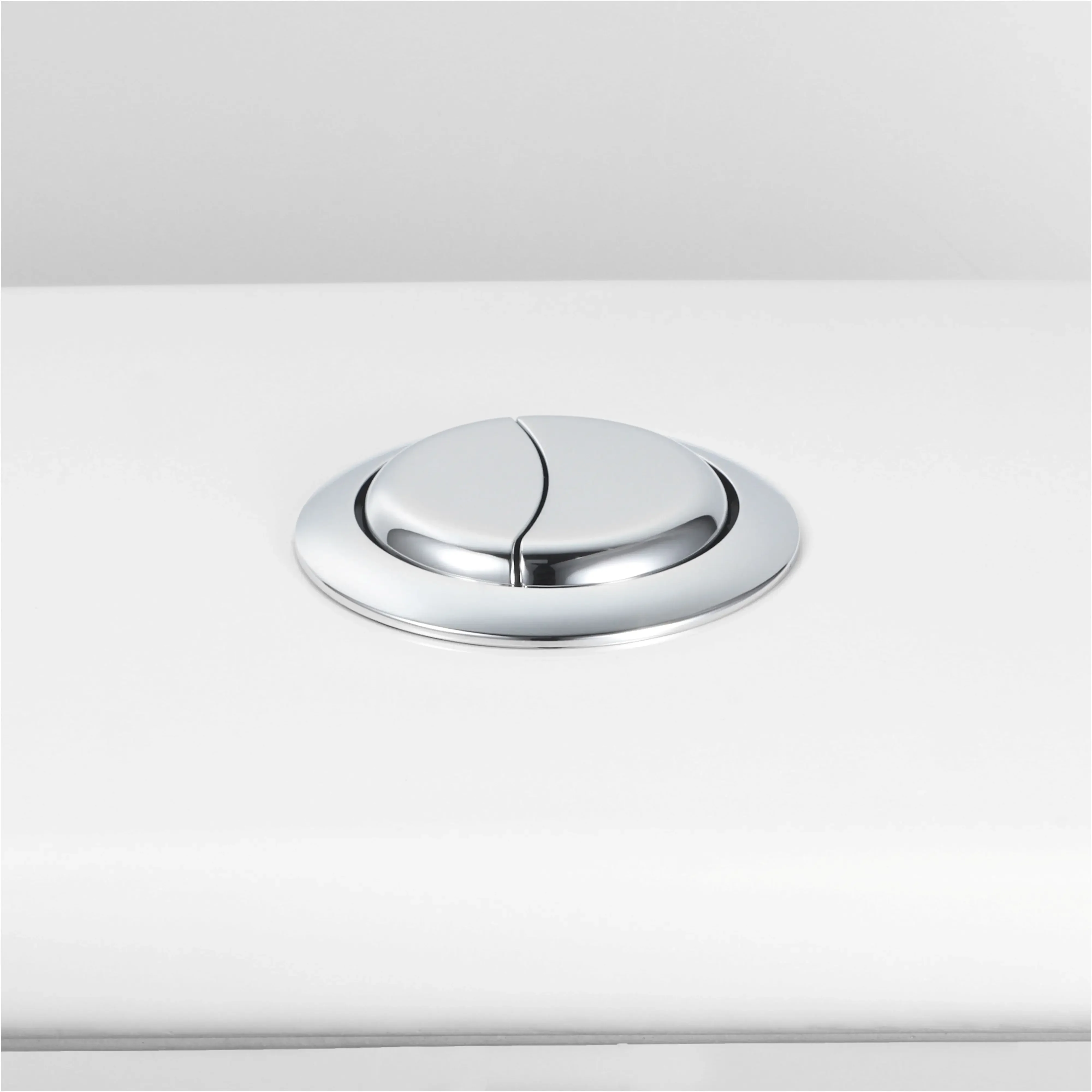 

Кнопка двойного смыва для унитаза, аксессуар для ремонта ванной комнаты, регулируемая длина, прочная конструкция из АБС-пластика, для отверстий под кнопку 50 мм