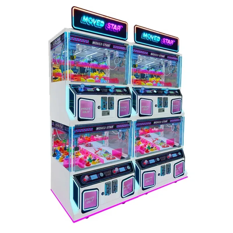 

Custom Fantasy Toys Mini Claw Game,4 Players Parent-Children Claw Crane Machine,Commercial Amusement Arcade Equipment