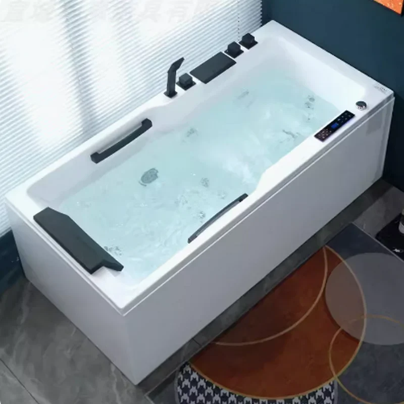 Bathtub acrylic home massage heating light bubble constant temperature famous shower smart bathtub adult small apartment