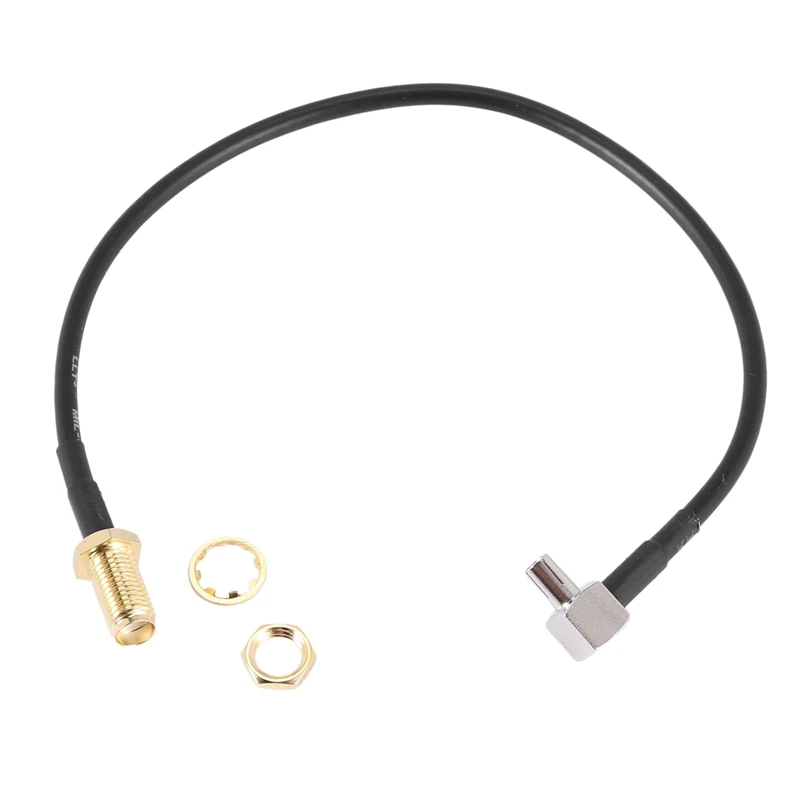 10X SMA Female Jack To TS9 Male Right Angle Pigtail Coaxial Cable Antenna