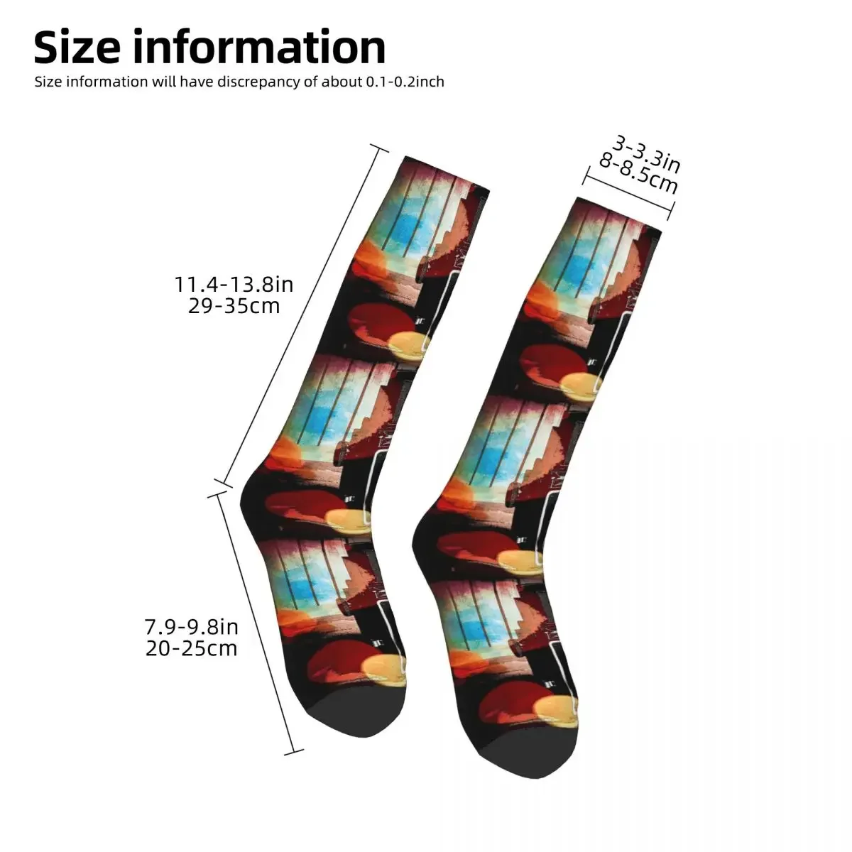 Retro Camera Cameras Socks Harajuku High Quality Stockings All Season Long Socks Accessories for Man's Woman's Gifts