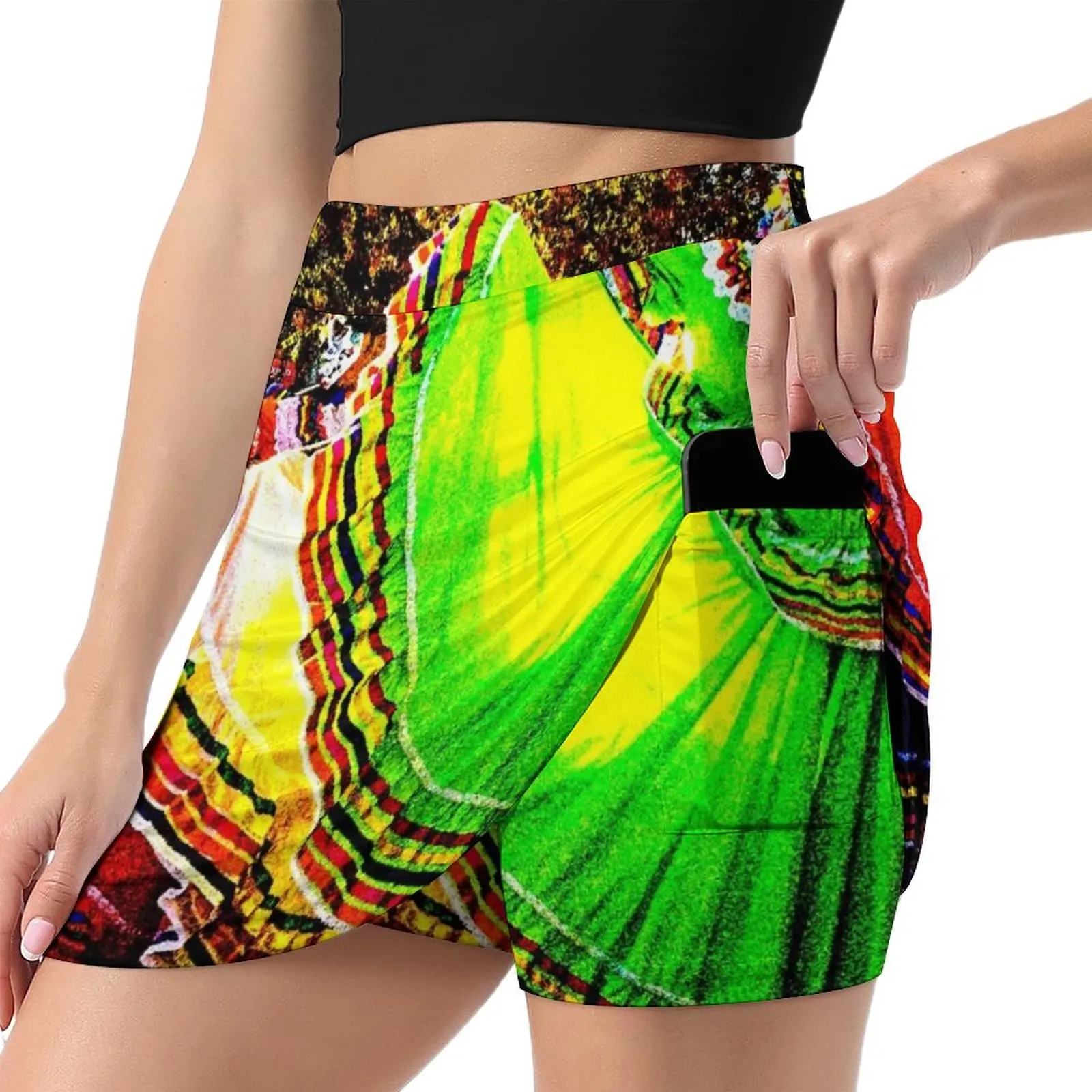 El Dia de los Muertos, Folklorico Dancers Mini Skirt dresses for prom Women clothing