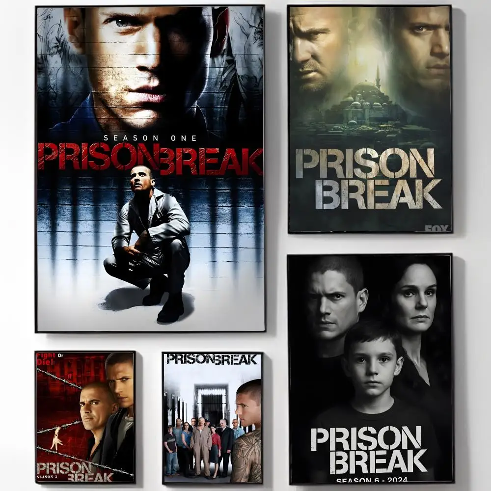 HighDefinition Prison B-Break Classic TV Poster High-definition Art Sticker Self Adhesive Waterproof Home Decoration