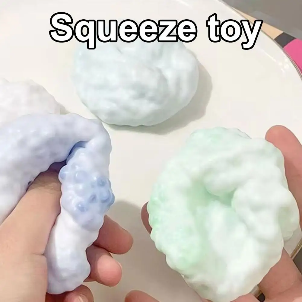 

Мягкий сенсорный шарик-антистресс Slow Rising Squishy Ball Ice Skin: ультратонкий, супермягкий, липкий, для снятия стресса, для детей, подростков и взрослых