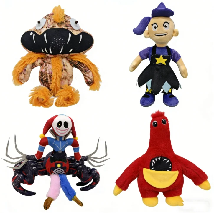 STOCK- Prototype Giblet Chum Chompkins Horror Game 5 Plush Doll Cute Anime Peripherals Toy Birthday Christmas Gift--