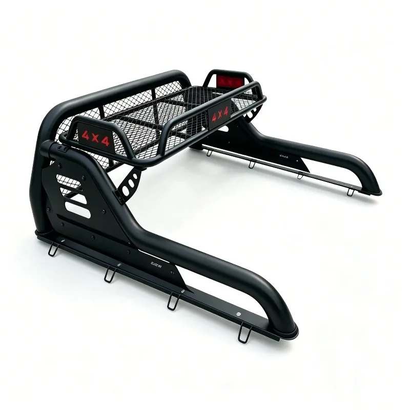 Universal Steel Roll Bar Black Powder Coating for Nissan's NP300 for Vigo Revo Rocco Dmax Tacoma L200 Pick-up Vehicles