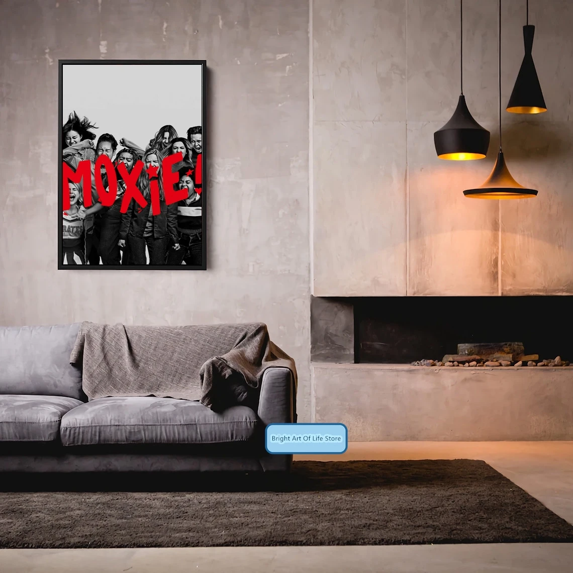 Moxie (2021) Movie Poster Cover Photo Print Canvas Wall Art Home Decor (Unframed)