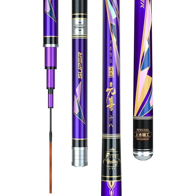 

FISHINGFANS YUANZUN 3 Action Options High Carbon Telescopic Hand Fishing Rod